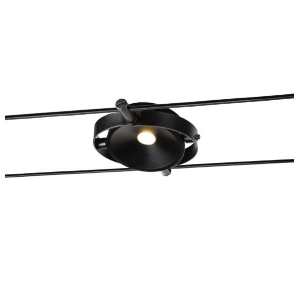 SLV - DURNO, Seilleuchte für TENSEO Niedervolt-Seilsystem, 2700K, schwarz