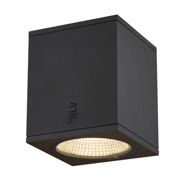 SLV - ENOLA SQUARE M Outdoor LED Deckenaufbauleuchte anthrazit CCT 3000/4000K
