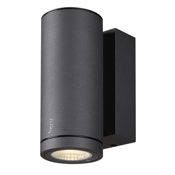 SLV - ENOLA ROUND S single Outdoor LED Wandaufbauleuchte anthrazit CCT 3000/4000K