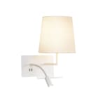 SLV - SOMNILA FLEX Indoor LED Wandaufbauleuchte 3000K weiss Version rechts inkl. USB Anschluss