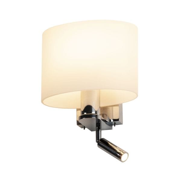 SLV - KENKUA SPOT E27 Indoor LED Wandaufbauleuchte chrom 3000K