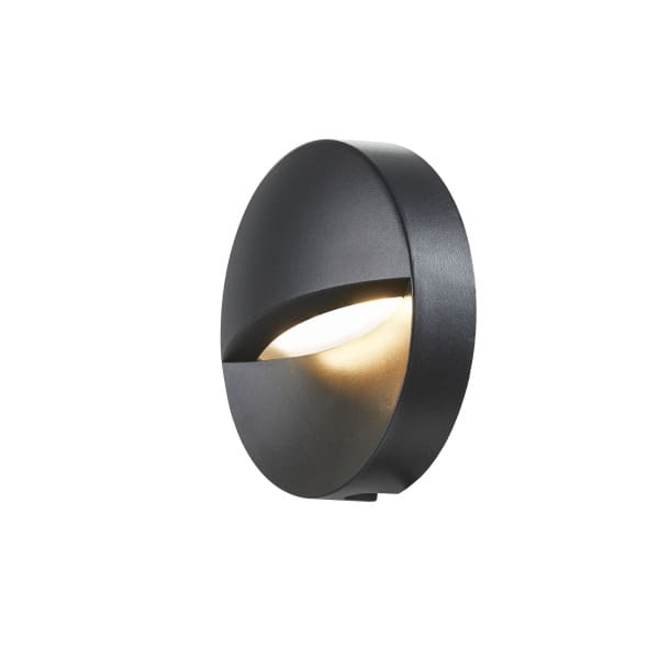 SLV - DOWNUNDER OUT round WL Outdoor LED Wandaufbauleuchte anthrazit 3000K