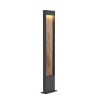 SLV - FLATT POLE 100 Outdoor LED Stehbauleuchte CCT 3000/4000K IP65 anthrazit/braun