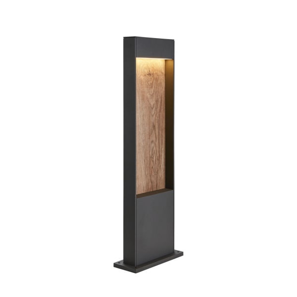 SLV - FLATT POLE 65 Outdoor LED Stehbauleuchte CCT 3000/4000K IP65 anthrazit/braun