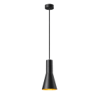 SLV - PHELIA 130 E27 Indoor Pendelleuchte schwarz/gold