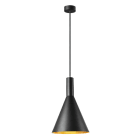 SLV - PHELIA 280 E27 Indoor Pendelleuchte schwarz/gold