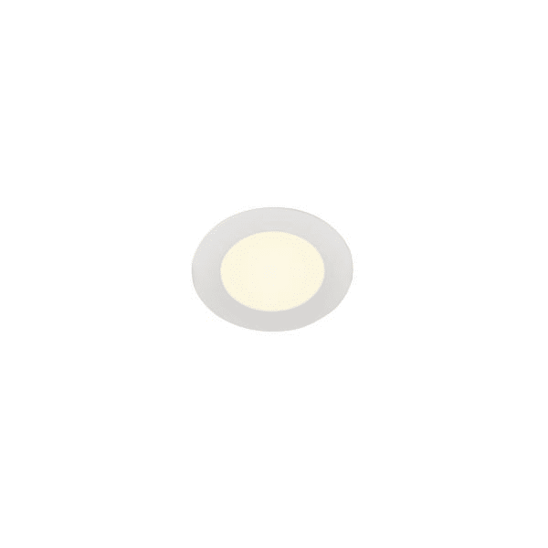 SLV - SENSER 12 Indoor LED Deckeneinbauleuchte rund weiss