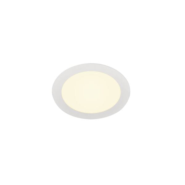 SLV - SENSER 18 Indoor LED Deckeneinbauleuchte rund weiss