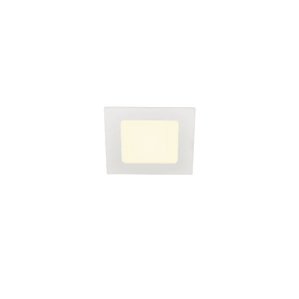 SLV - SENSER 12 Indoor LED Deckeneinbauleuchte eckig weiss