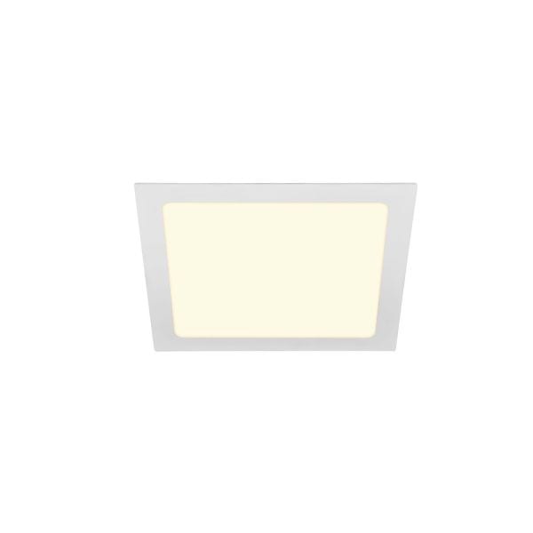 SLV - SENSER 24 Indoor LED Deckeneinbauleuchte eckig weiss