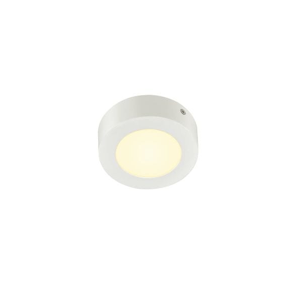 SLV - SENSER 12 Indoor LED Deckenaufbauleuchte rund weiss