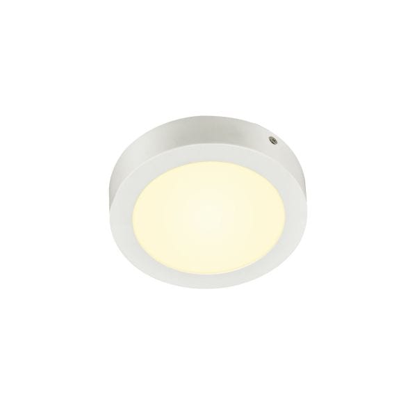 SLV - SENSER 18 Indoor LED Deckenaufbauleuchte rund weiss