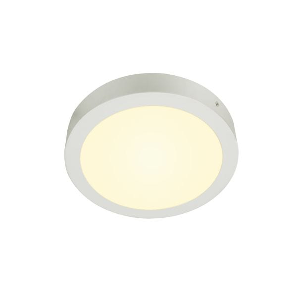 SLV - SENSER 24 Indoor LED Deckenaufbauleuchte rund weiss