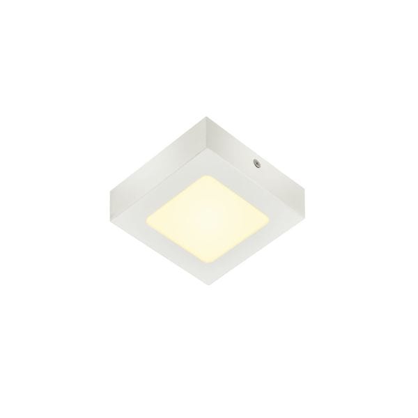 SLV - SENSER 12 Indoor LED Deckenaufbauleuchte eckig weiss