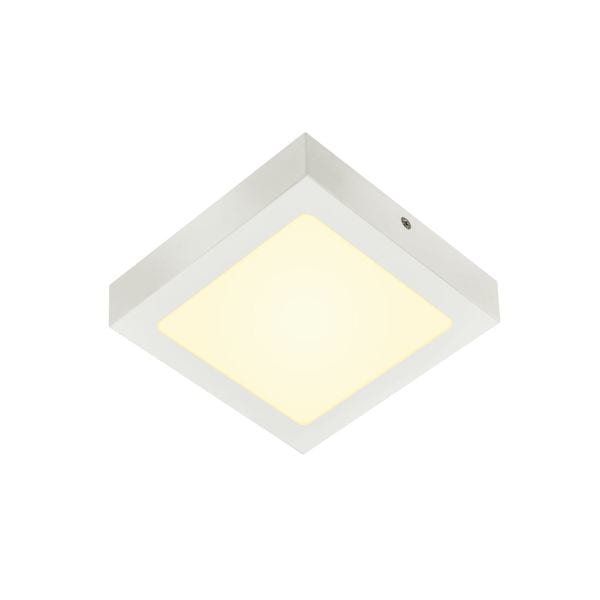 SLV - SENSER 18 Indoor LED Deckenaufbauleuchte eckig weiss