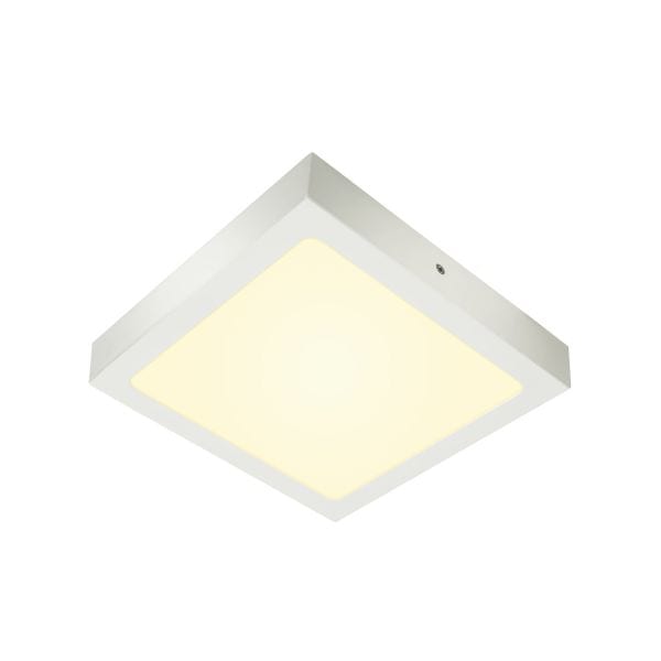 SLV - SENSER 24 Indoor LED Deckenaufbauleuchte eckig weiss