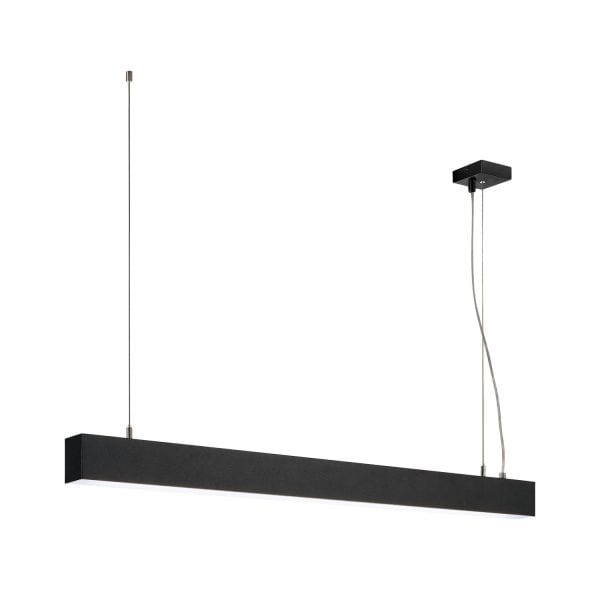 SLV - GLENOS Pendelleuchte, mattschwarz, 1m, 52W, 4000K
