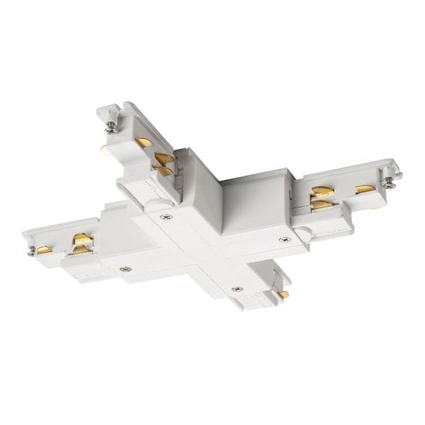 SLV - S-TRACK DALI X-Verbinder mit Einspeisemöglichkeit, weiss