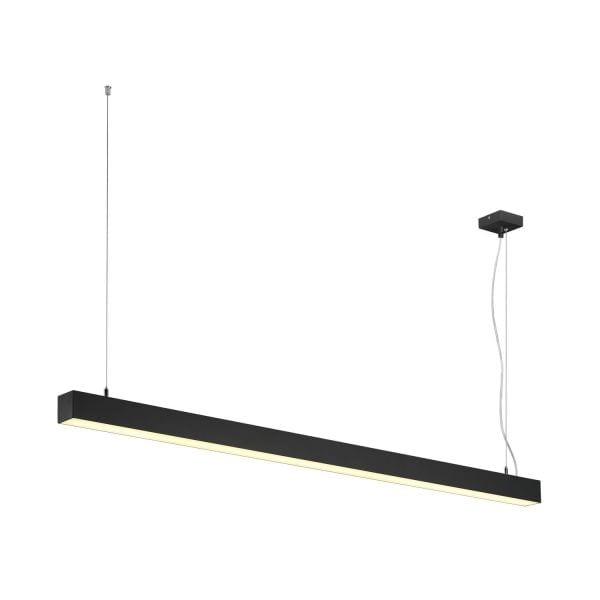 SLV - Q-LINE DALI SINGLE LED, Pendelleuchte, dimmbar, 1500mm, schwarz