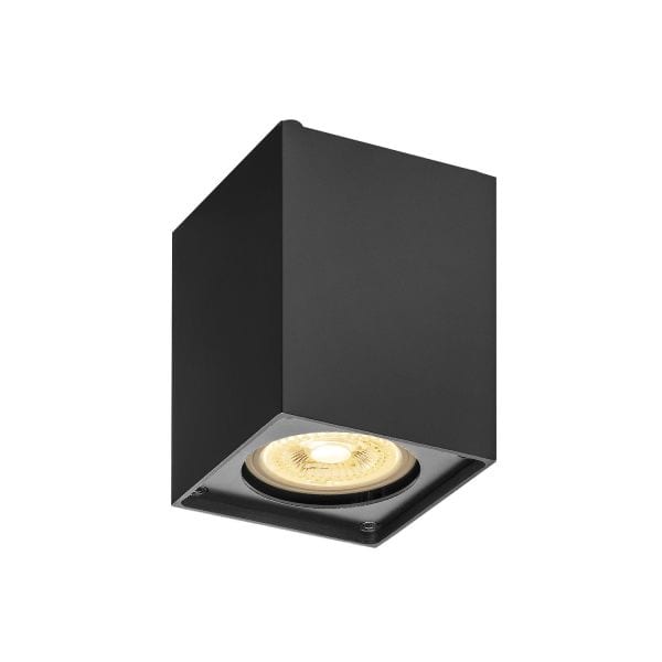 SLV - ALTRA DICE CL, Indoor Wand- und Deckenaufbauleuchte, QPAR51, schwarz
