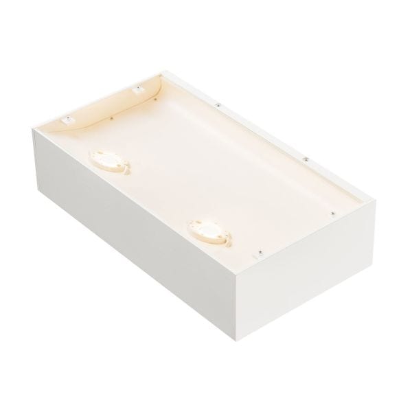 SLV - SHELL 30, WL, LED Indoor Wandaufbauleuchte, 3000K, weiss