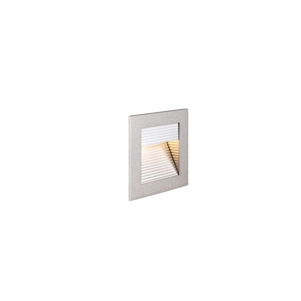 SLV - FRAME LED 230V CURVE, LED Indoor Wandeinbauleuchte, silber, 2700K