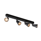 SLV - AVO CW Quad, Indoor Wand- und Deckenaufbauleuchte, QPAR51, schwarz, max. 50W