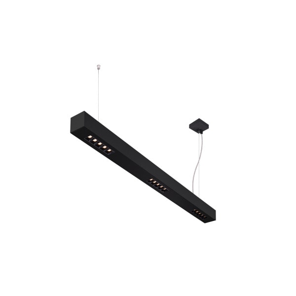 SLV - Q-LINE PD, LED Indoor Pendelleuchte, 1m, BAP, schwarz, 3000K