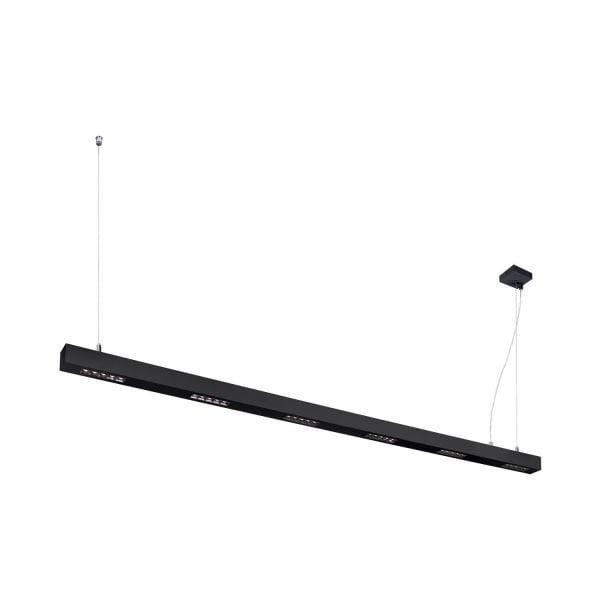 SLV - Q-LINE PD, LED Indoor Pendelleuchte, 2m, BAP, schwarz, 3000K