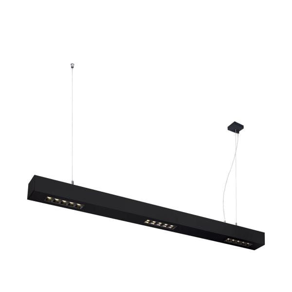 SLV - Q-LINE PD, LED Indoor Pendelleuchte, 1m, BAP, schwarz, 4000K