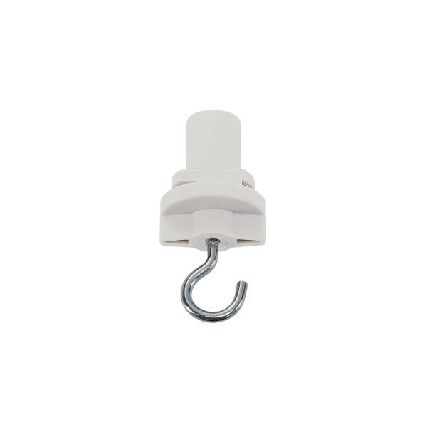 SLV - 3P.-Adapter mit Haken für S-TRACK 3P.-Schiene, verkehrsweiss