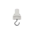 SLV - 3P.-Adapter mit Haken für S-TRACK 3P.-Schiene, verkehrsweiss