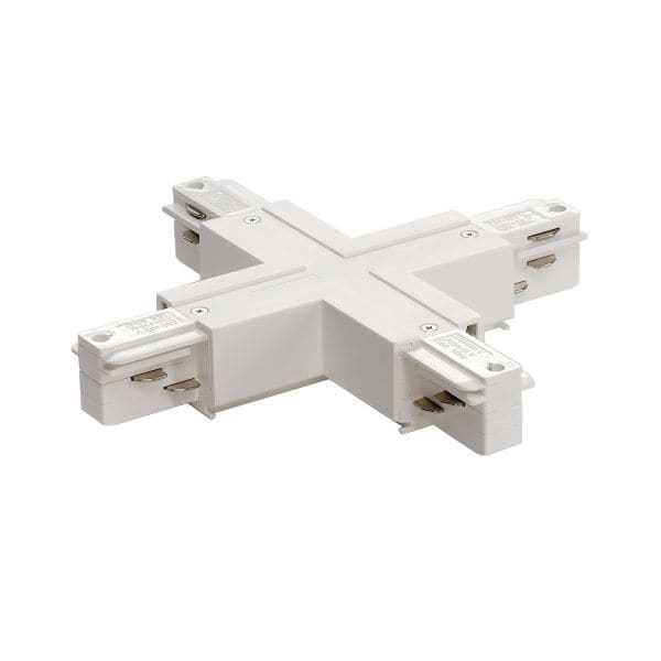 SLV - EUTRAC X-Verbinder mit Einspeisemöglichkeit, verkehrsweiss