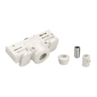 SLV - EUTRAC 3-Phasen Stromschienenadapter, verkehrsweiss inkl. Montagezubehör