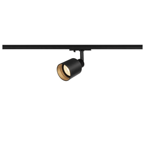 SLV - PURI TRACK SPOT, QPAR51 Glas, schwarz 50W, inkl. 1P.-Adapter