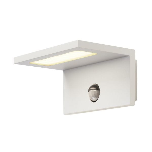 SLV - LED SENSOR WL, LED Outdoor Wandaufbauleuchte, IP44, weiss, 3000K