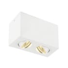 SLV - TRILEDO Double, LED Indoor Deckenaufbauleuchte, weiss, 3000K, 16W