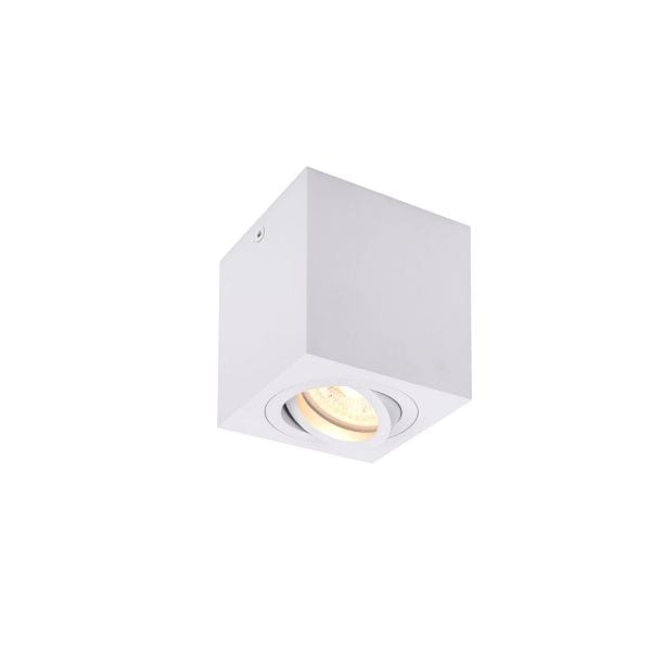 SLV - TRILEDO Single, Indoor Deckenaufbauleuchte, QPAR51, weiss, max 10W