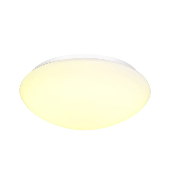 SLV - LIPSY 40 Dome, LED Outdoor Wand- und Deckenaufbauleuchte, weiss, IP44, 3000/4000K