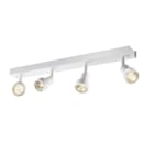 SLV - PURI CW, Indoor Wand- und Deckenaufbauleuchte, quad, QPAR51, weiss, 4x50W