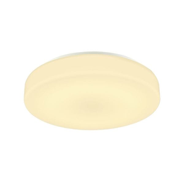 SLV - LIPSY 40 Drum CW, LED Outdoor Wand- und Deckenaufbauleuchte, weiss, IP44 3000/4000K