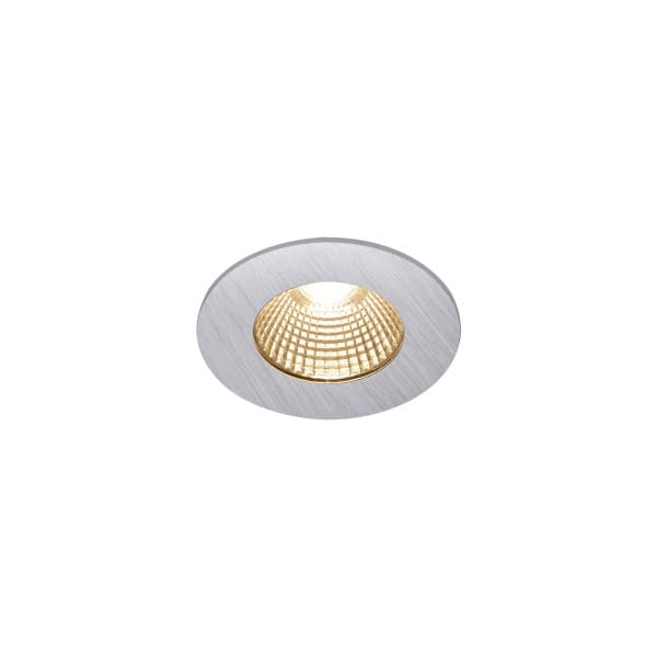 SLV - PATTA-I, LED Outdoor Deckeneinbauleuchte, rund DL IP65 silber 1800-3000K