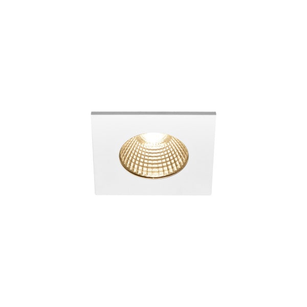 SLV - PATTA-I, LED Outdoor Deckeneinbauleuchte, eckig DL IP65 weiss 1800-3000K
