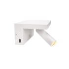 SLV - KARPO Bedside, LED Indoor Wandaufbauleuchte, weiss, 3000K, inkl. USB