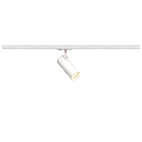 SLV - HELIA 50 LED Strahler für 1Phasen Hochvolt-Stromschiene, 3000K, weiss, 35°, inkl. 1 Phasen-Adapter