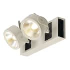 SLV - KALU LED 2 Wand- und Deckenleuchte, weiss/schwarz, 3000K, 60°