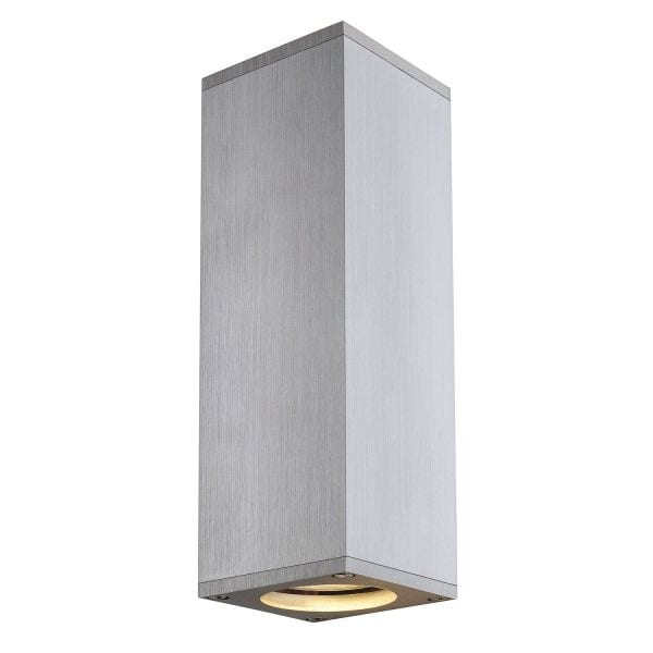 SLV - THEO UP/DOWN, QPAR51, Wandleuchte, alu gebürstet, max. 2x50W