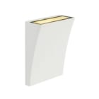 SLV - DELWA WIDE LED Outdoor Wandleuchte, 3000K, 100°, weiss, IP44