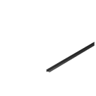 SLV - GRAZIA 10 LED Aufbauprofil, flach, gerillt, 2m, schwarz