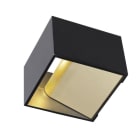 SLV - LOGS IN LED Wandleuchte, schwarz/messing, 2000K-3000K Dim to Warm